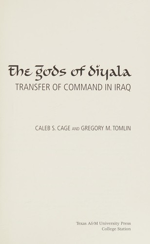 Cover of The gods of Diyala