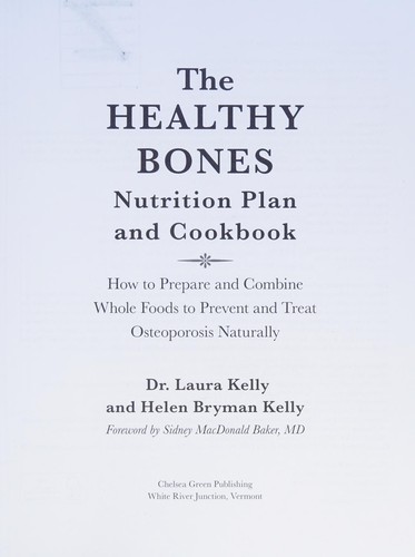 Cover of The healthy bones nutrition plan and cookbook