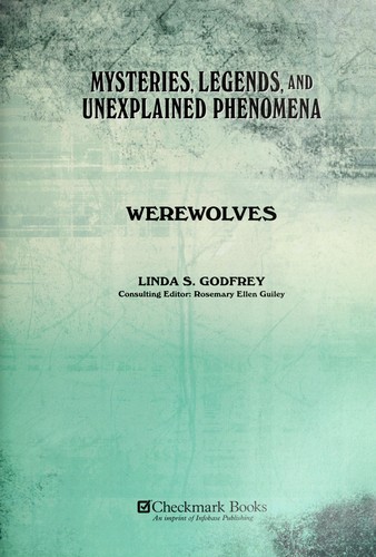 Cover of Werewolves: Mysteries, Legends, and Unexplained Phenomena