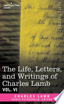 Cover of The Life, Letters, and Writings of Charles Lamb