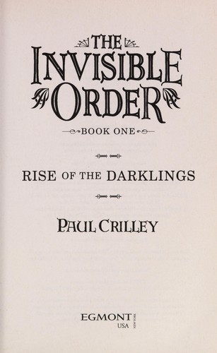 Cover of Rise of the Darklings
