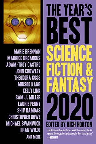 Cover of The Year's Best Science Fiction & Fantasy, 2020