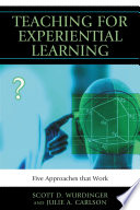 Cover of Teaching for Experiential Learning