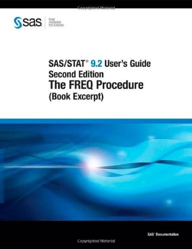 Cover of SAS/STAT 9.2 user's guide