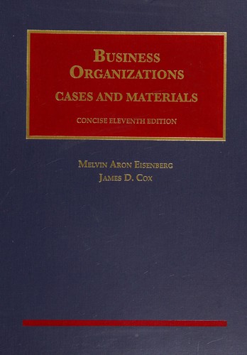 Cover of Business organizations