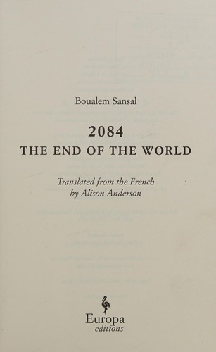 Cover of 2084