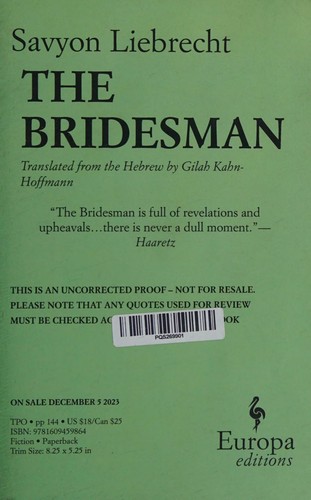 Cover of Bridesman