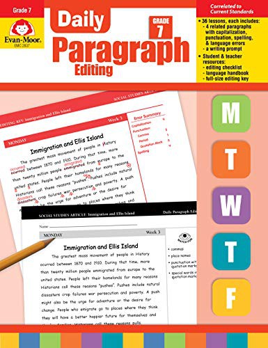 Cover of Evan-Moor Daily Paragraph Editing, Grade 7