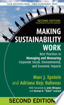 Cover of Making Sustainability Work