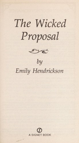 Cover of The Wicked Proposal