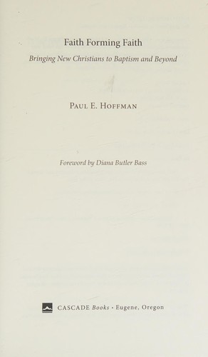 Cover of Faith forming faith