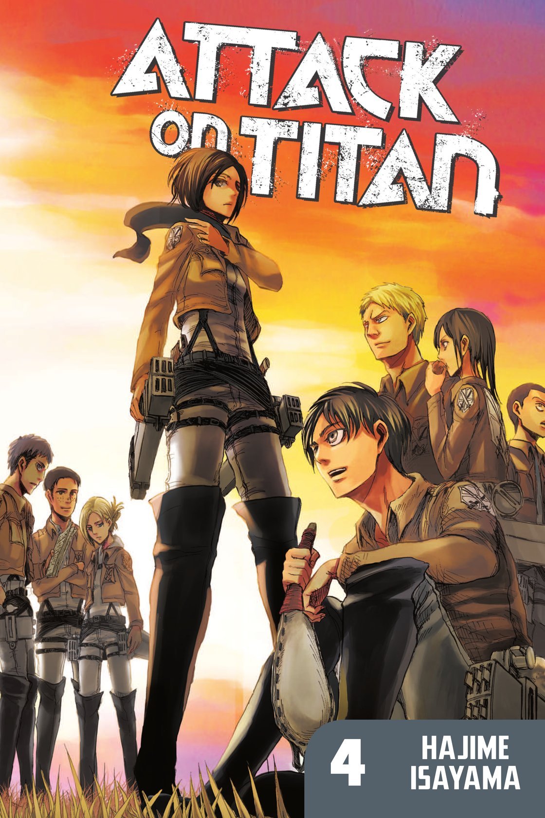Cover of Attack on Titan, Vol. 4