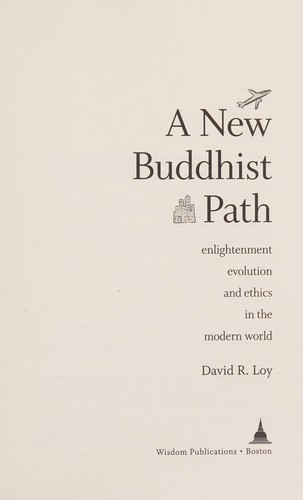 Cover of A new Buddhist path