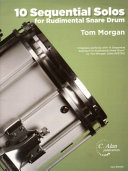 Cover of 10 Sequential Solos for Rudimental Snare Drum