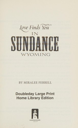 Cover of Love finds you in Sundance Wyoming