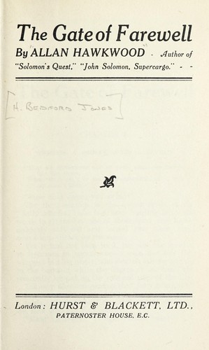 Cover of The gate of farewell