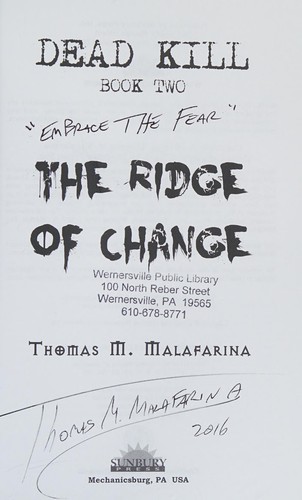 Cover of The ridge of change