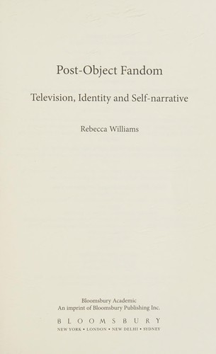 Cover of Post-object fandom