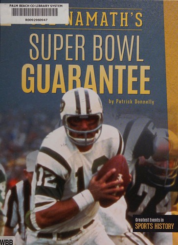 Cover of Joe Namath's super bowl guarantee