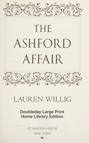 Cover of The Ashford Affair