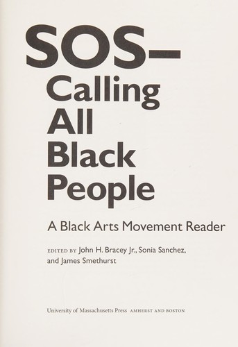 Cover of SOS/Calling All Black People