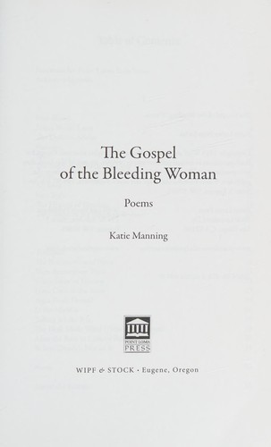 Cover of Gospel of the Bleeding Woman
