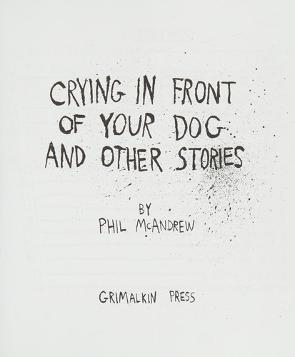 Cover of Crying in Front of Your Dog