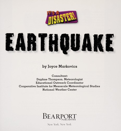 Cover of Earthquake