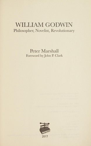 Cover of William Godwin