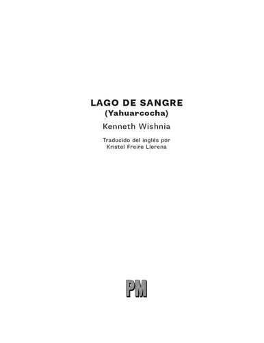 Cover of Lago de Sangre