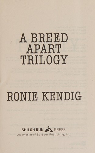 Cover of Breed Apart Trilogy
