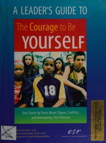 Cover of A leader's guide to The courage to be yourself