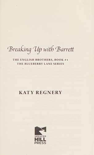 Cover of Breaking up with Barrett