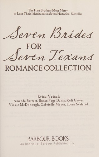 Cover of Seven Brides for Seven Texans Romance Collection