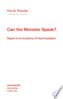 Cover of Can the Monster Speak?