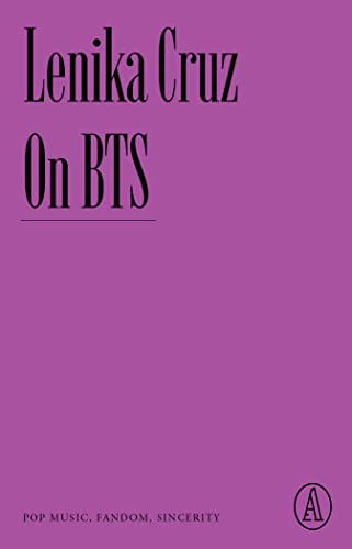 Cover of On BTS: Pop Music, Fandom, Sincerity
