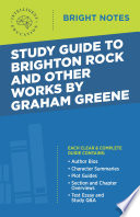 Cover of Study Guide to Brighton Rock and Other Works by Graham Greene
