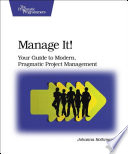 Cover of Manage It!