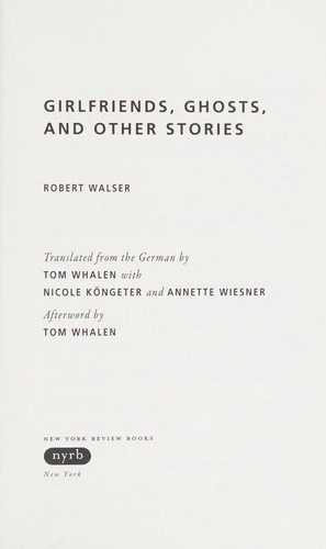 Cover of Girlfriends, ghosts, and other stories