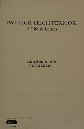 Cover of Patrick Leigh Fermor