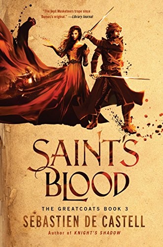Cover of Saint's Blood (The Greatcoats Book 3)