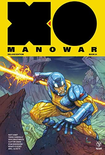 Cover of X-O Manowar Deluxe Edition, Book 01