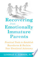 Cover of Recovering from Emotionally Immature Parents