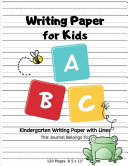 Cover of Writing Paper for Kids