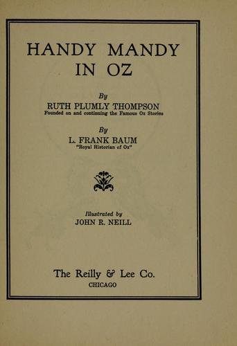 Cover of Handy Mandy in Oz