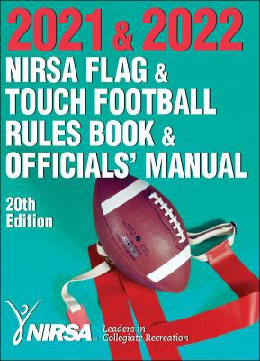 Cover of 2021 and 2022 NIRSA Flag and Touch Football Rules Book and Officials' Manual