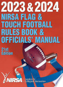 Cover of 2023 and 2024 NIRSA Flag and Touch Football Rules Book and Officials' Manual
