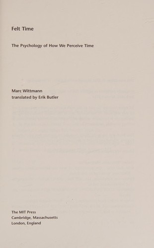 Cover of Felt time
