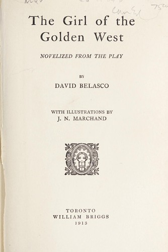 Cover of The girl of the golden west