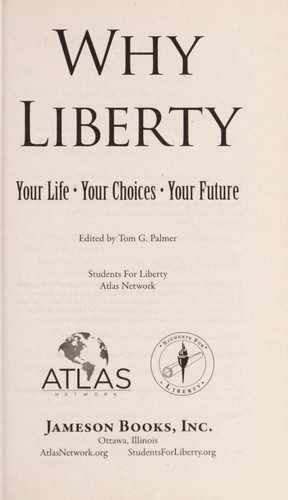 Cover of Why liberty